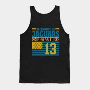 Jacksonville Jaguars Kirk 13 American Flag Football Tank Top